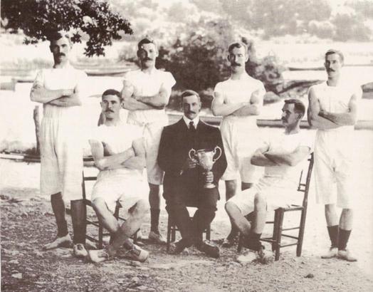 RIC, winners of 'The Cup' for Senior Sixes Killarney Regatta 1893
