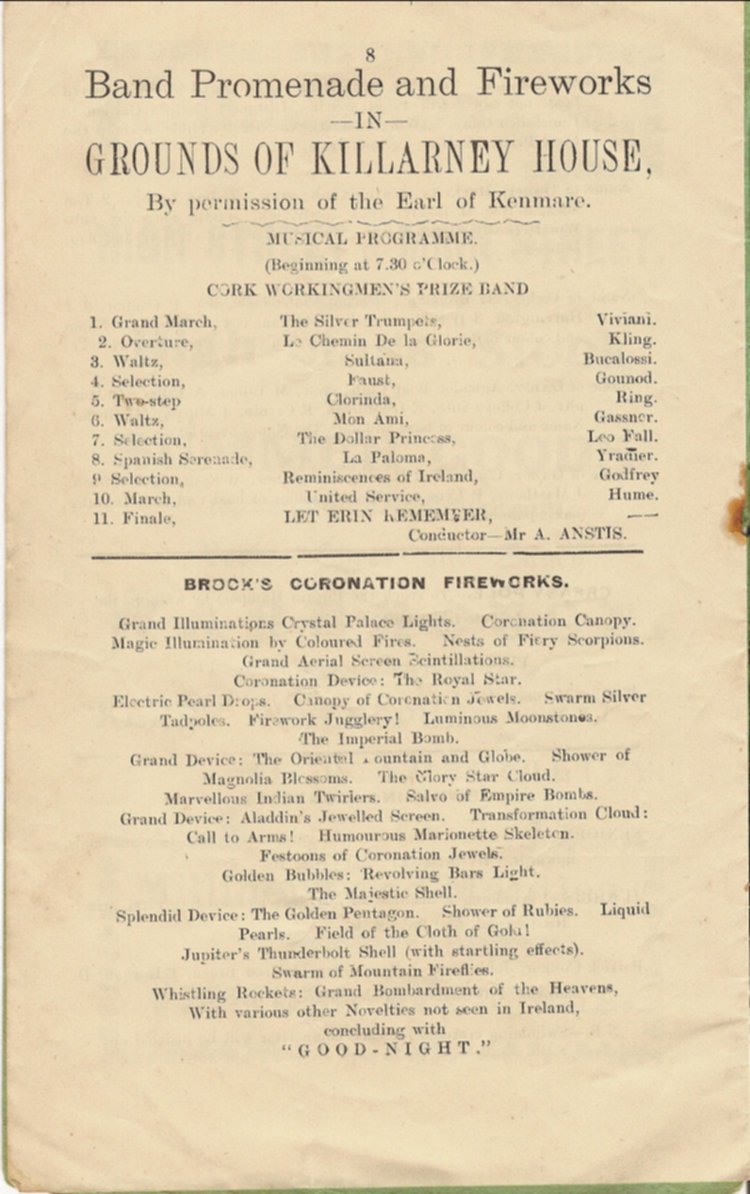 Programme 1911