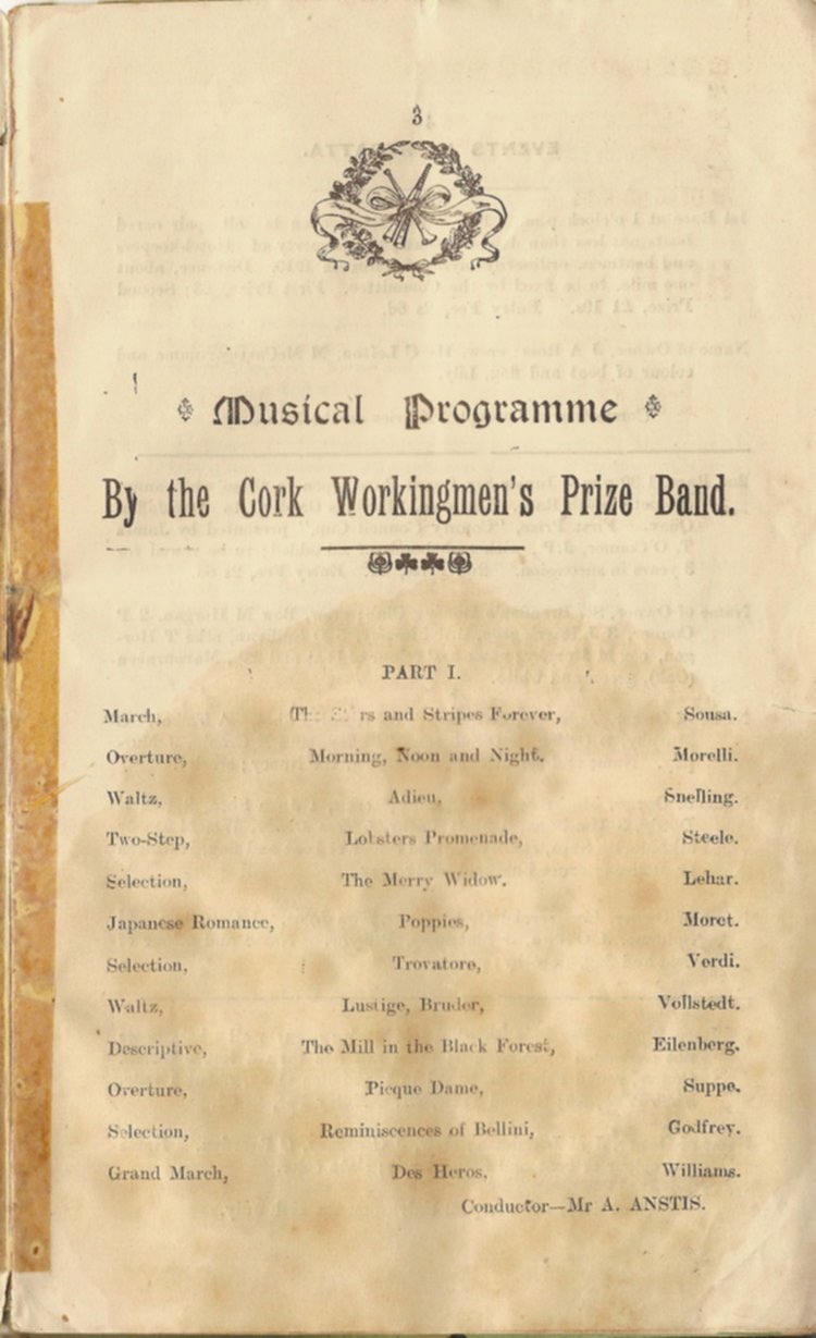 Programme 1911
