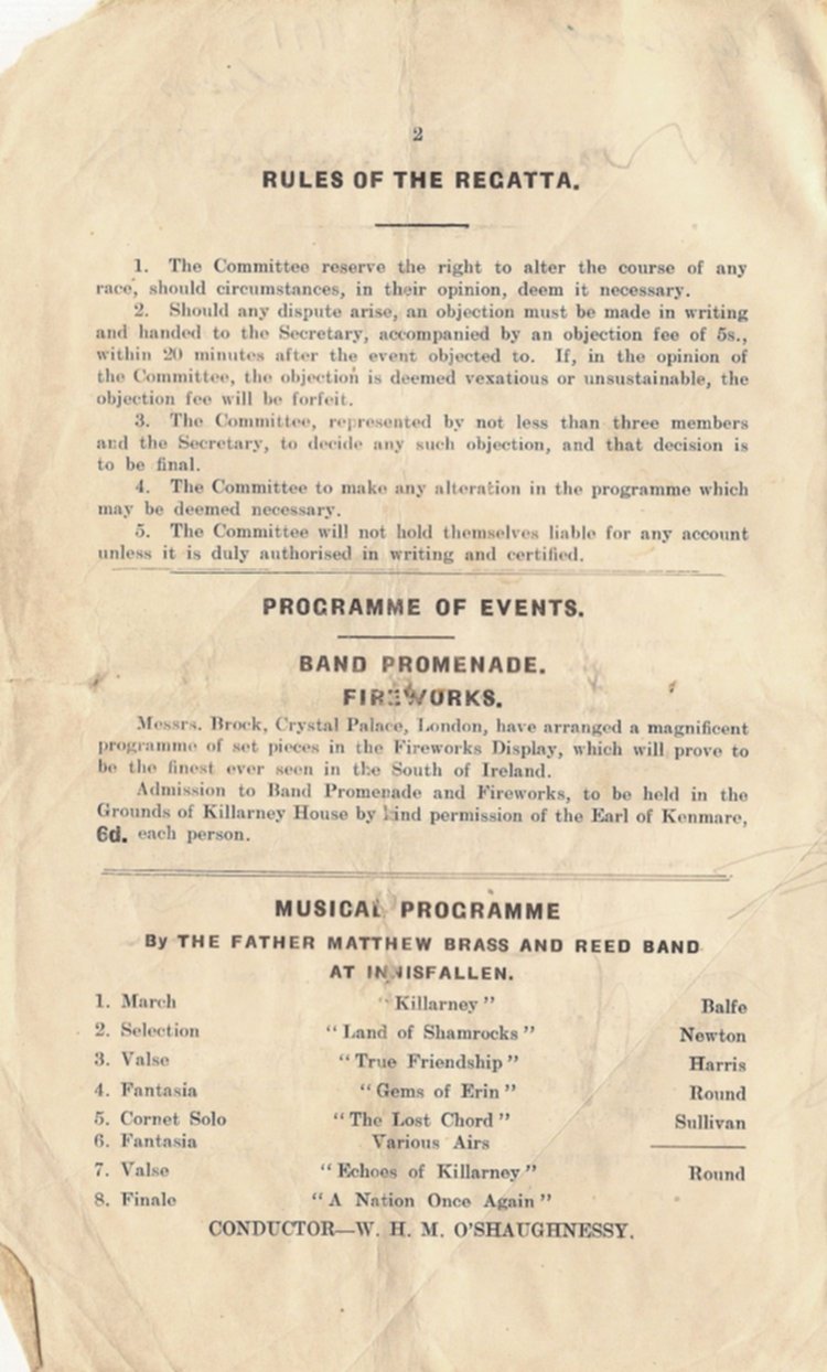 Programme 1913