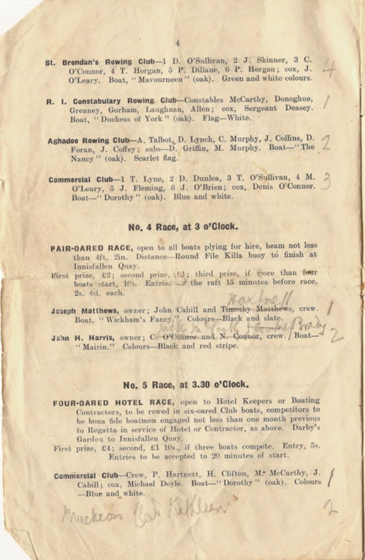 Programme 1913