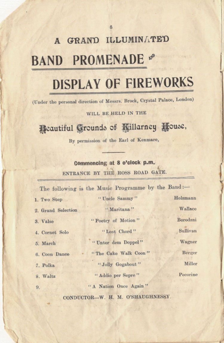 Programme 1913