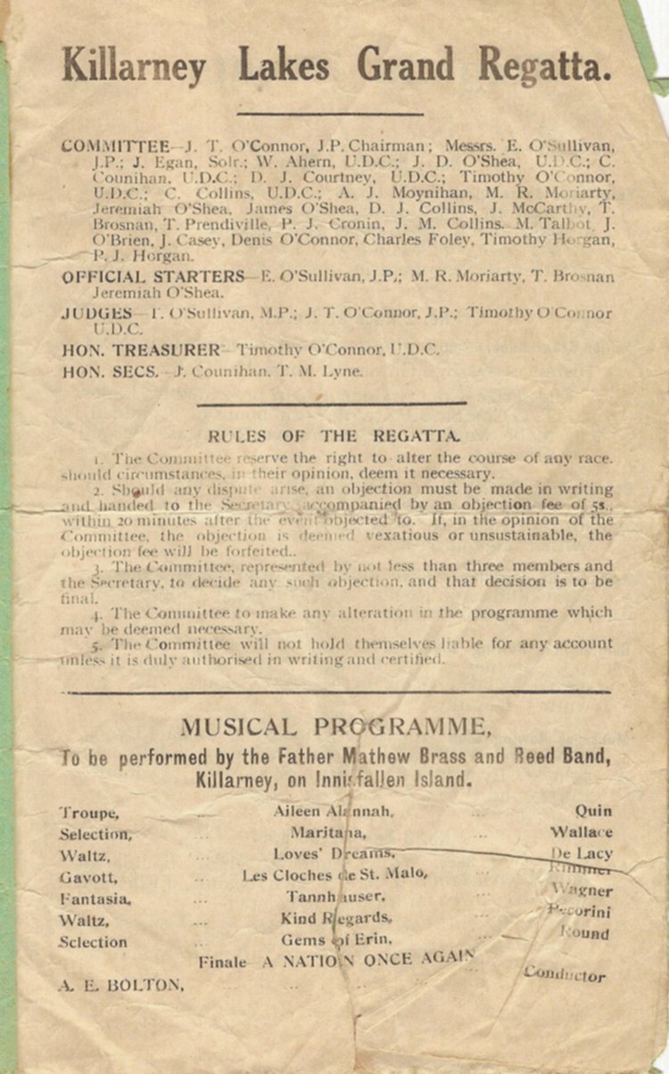 Programme 1915