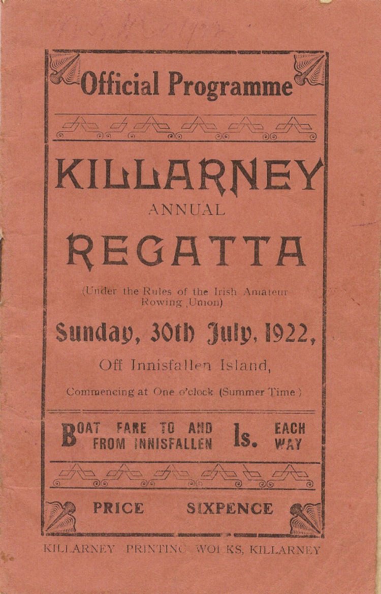 Programme 1922