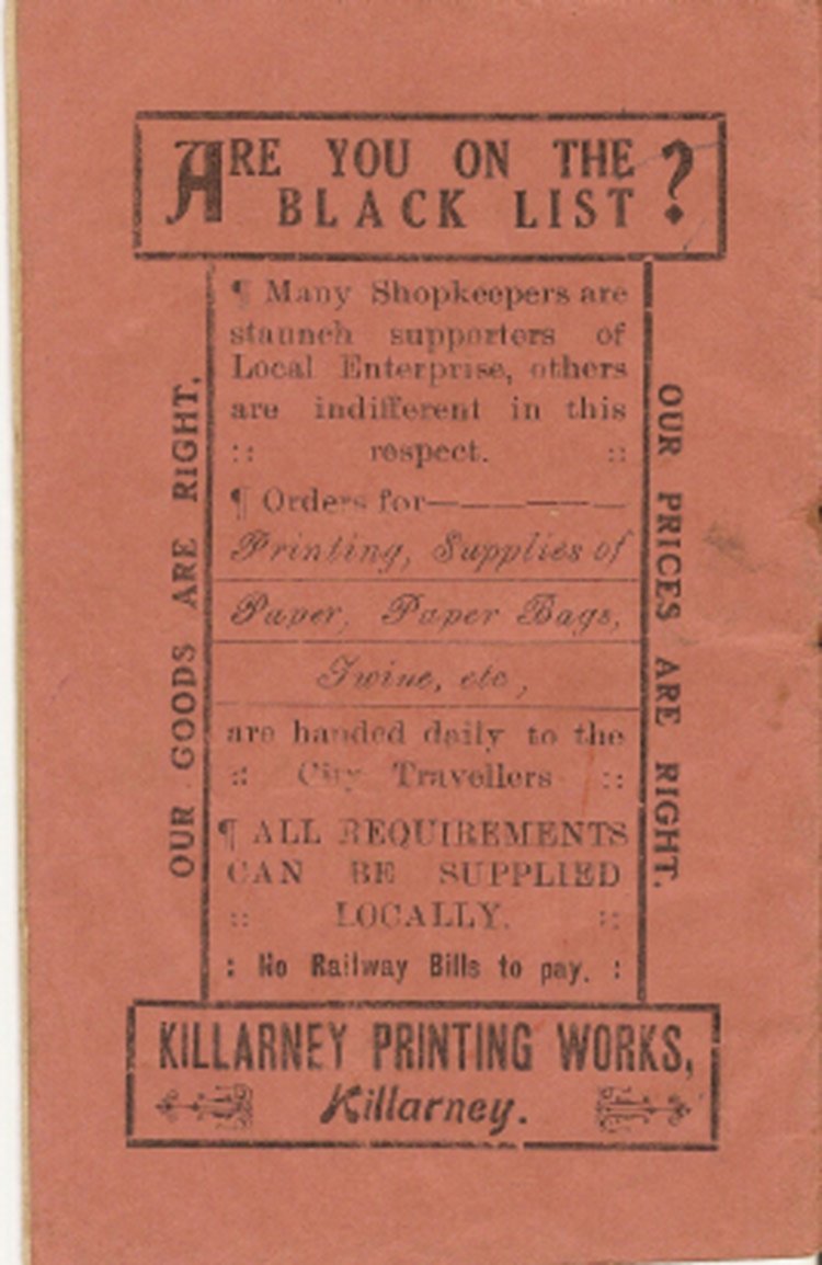 Programme 1922