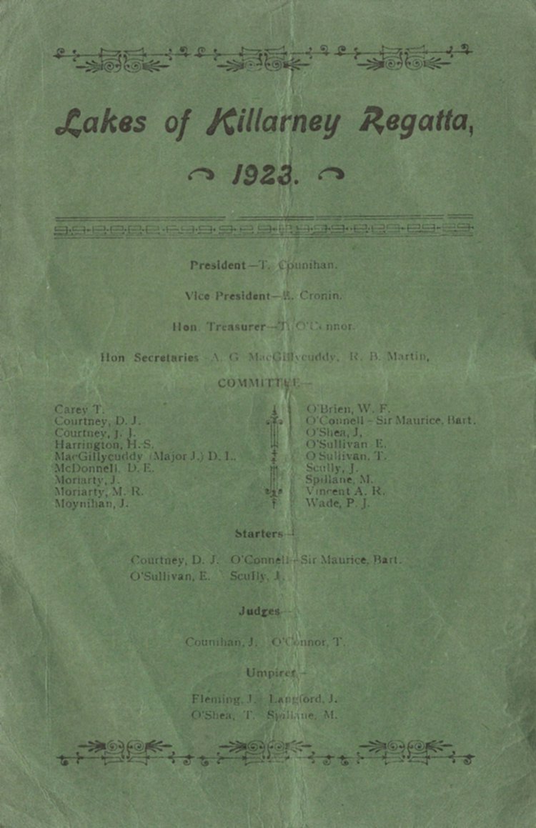Programme 1923