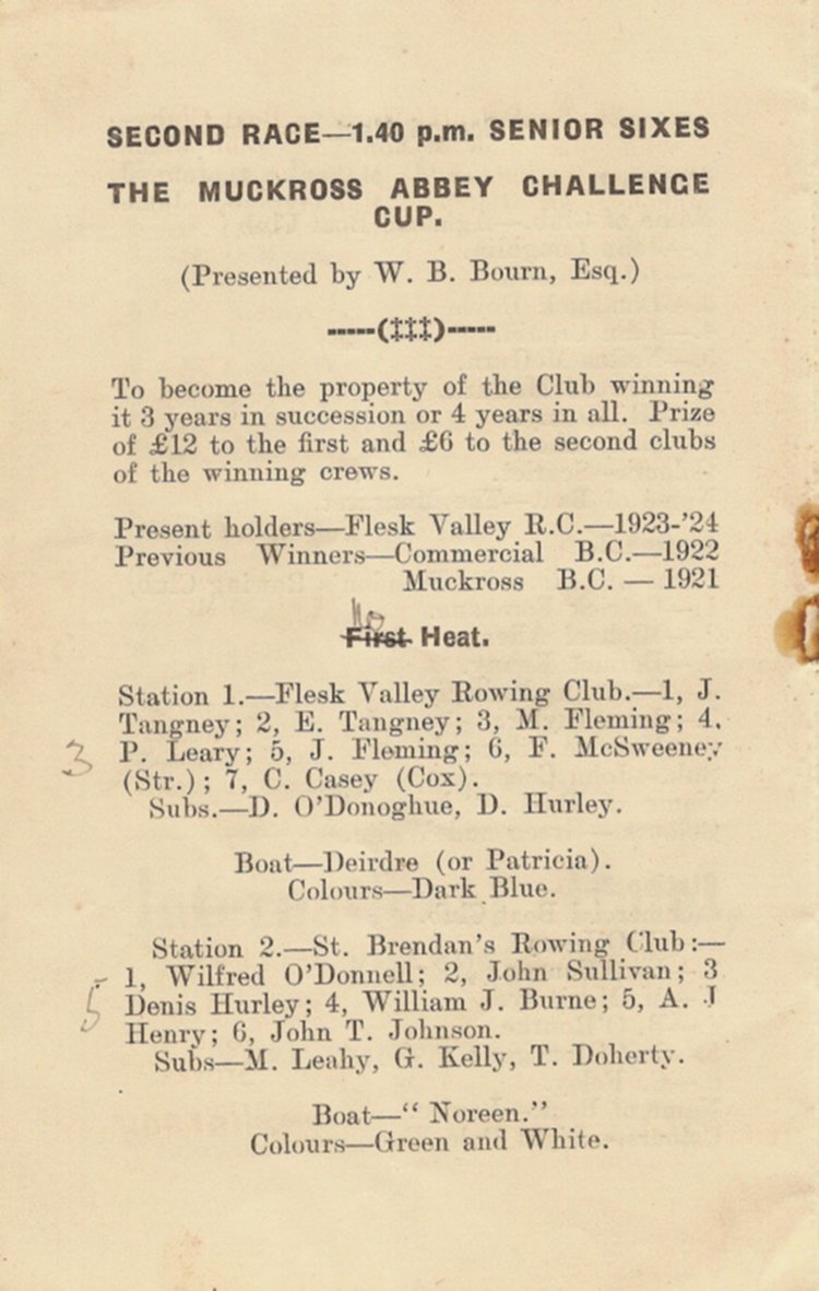 Programme 1925
