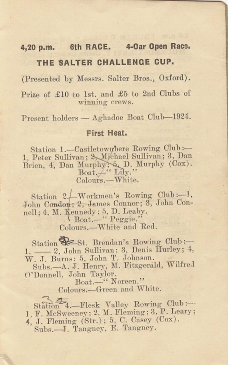 Programme 1925