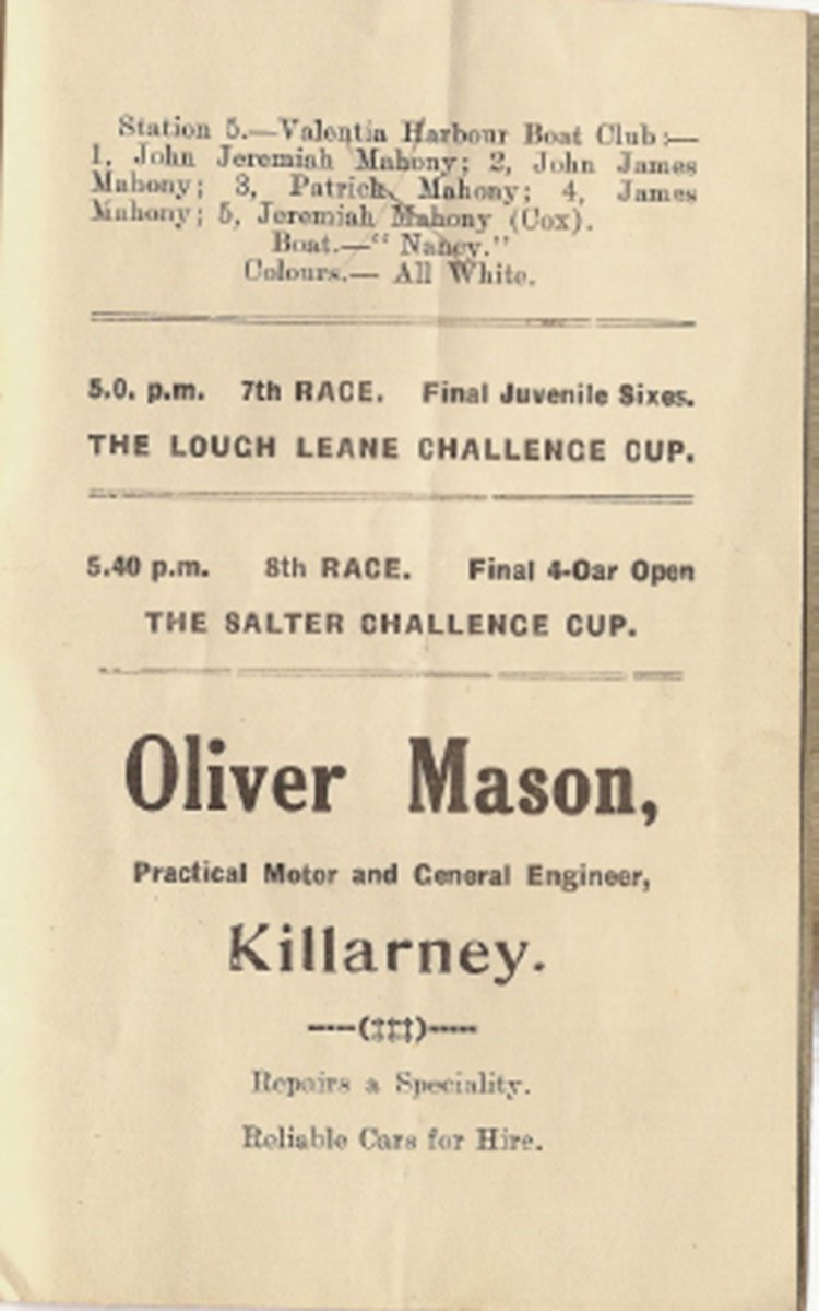 Programme 1925