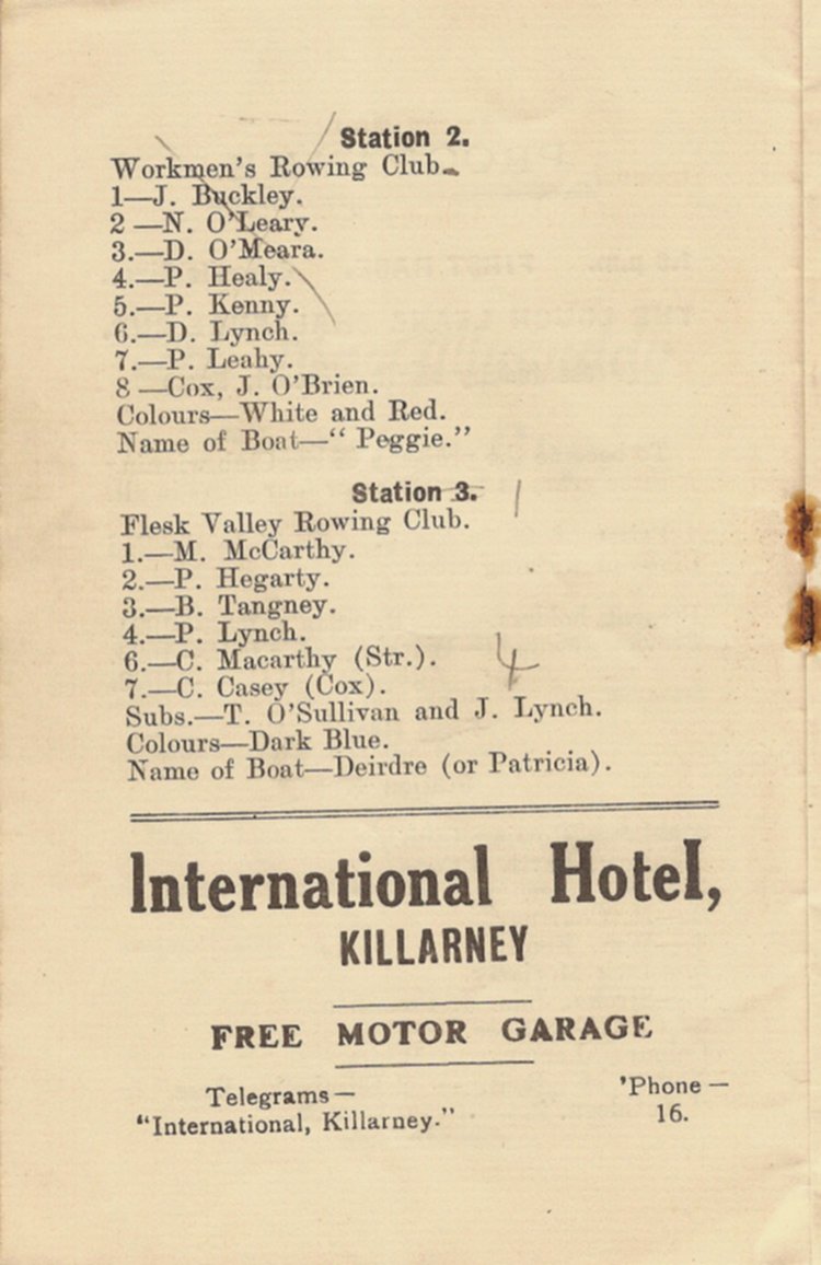 Programme 1925