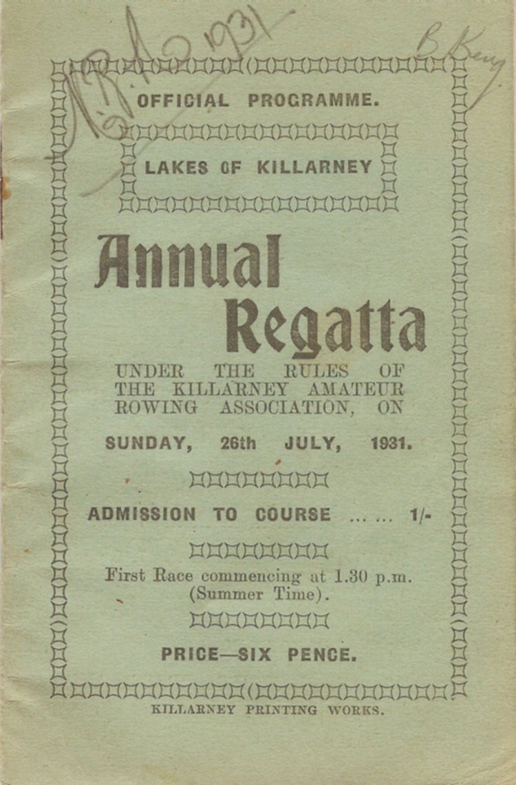 Programme 1931