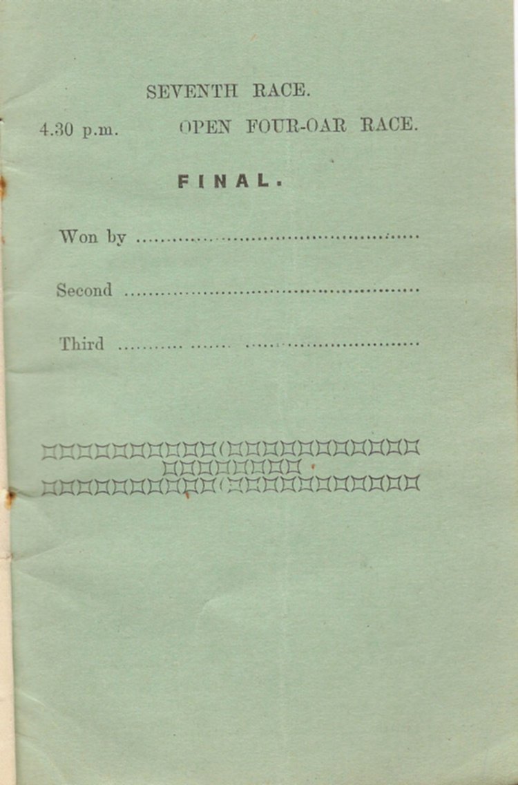 Programme 1931