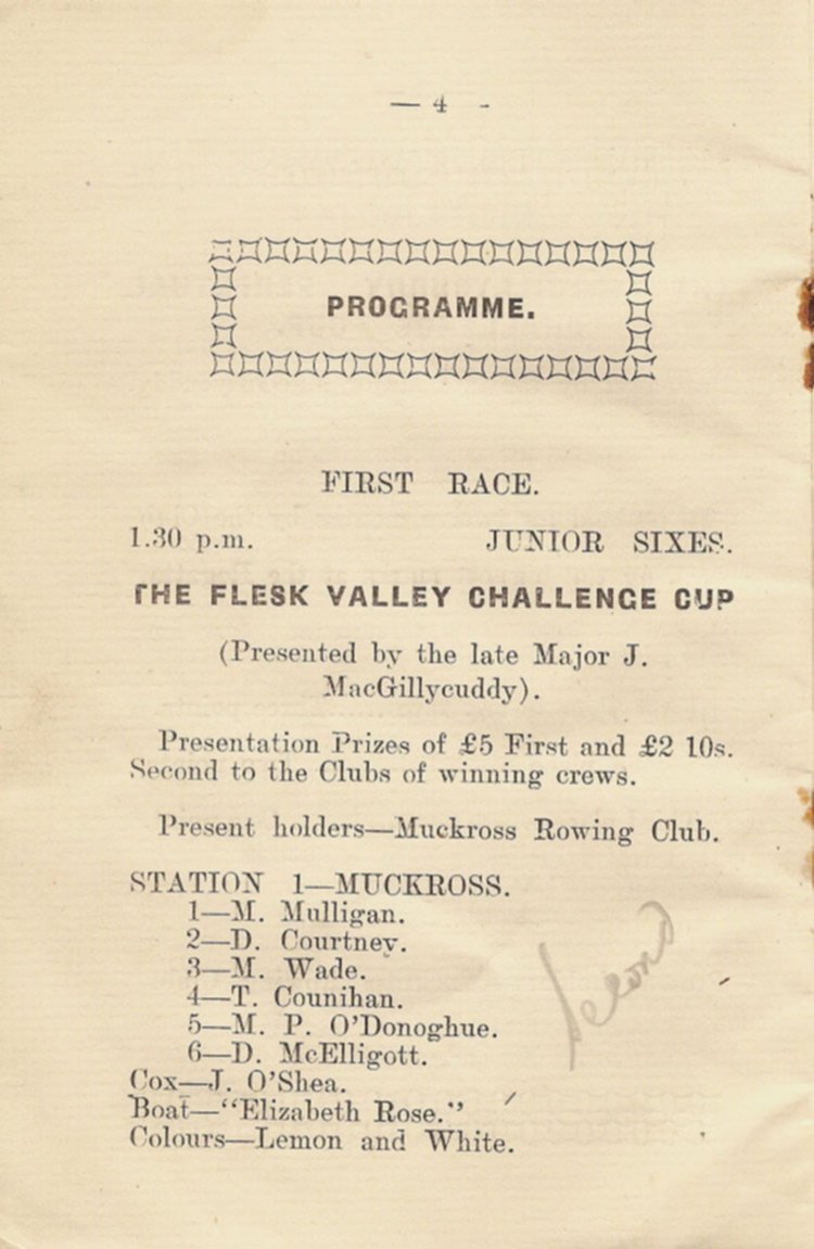 Programme 1931