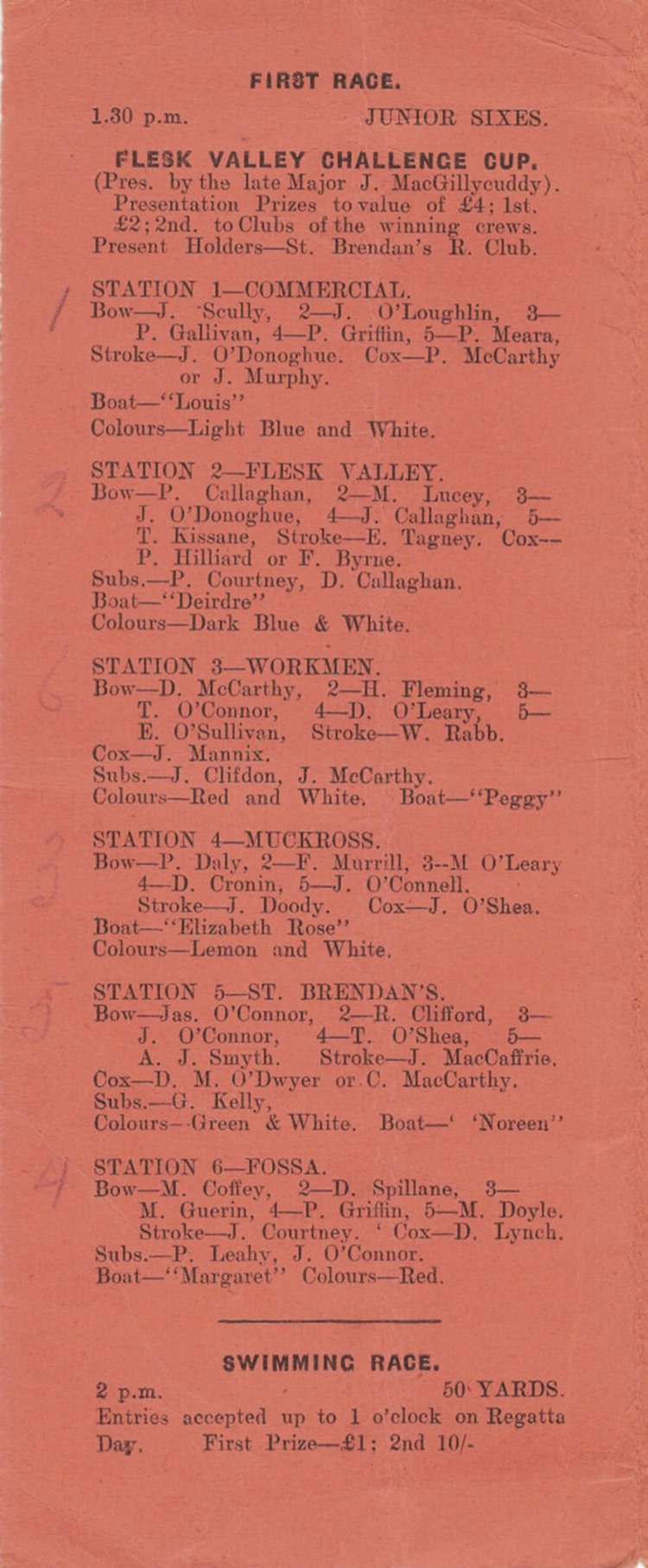 Programme 1935