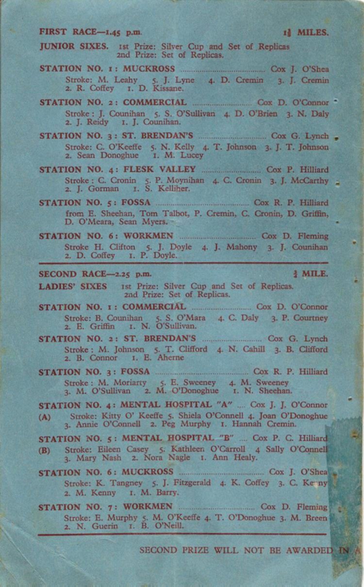 Programme 1956