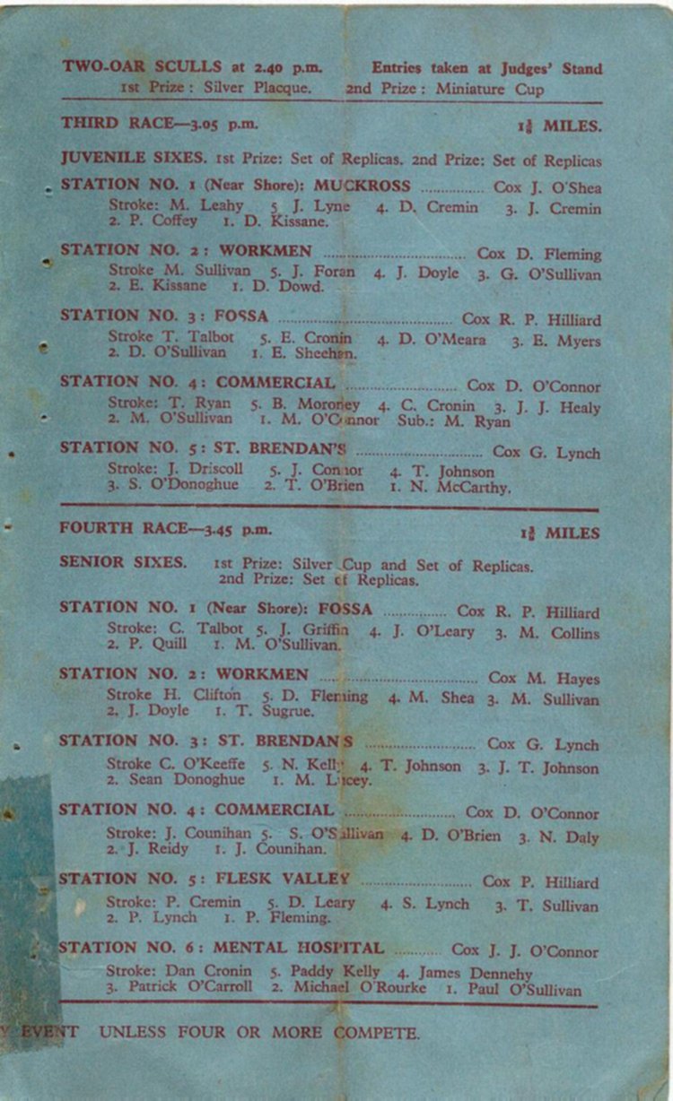 Programme 1956