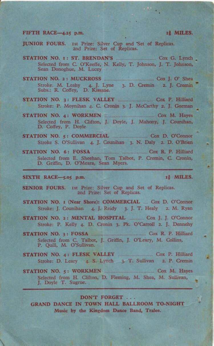 Programme 1956