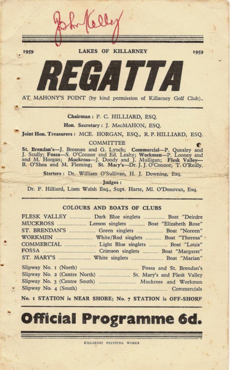 Programme 1959
