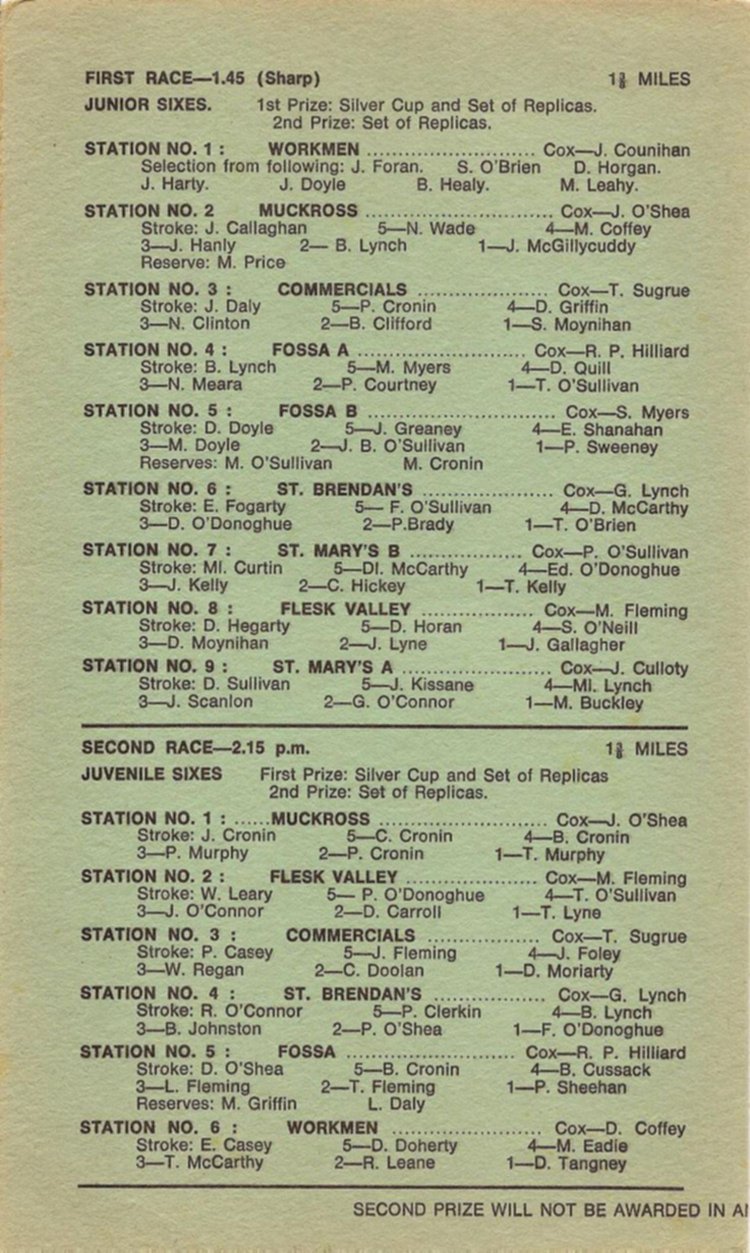 Programme 1968