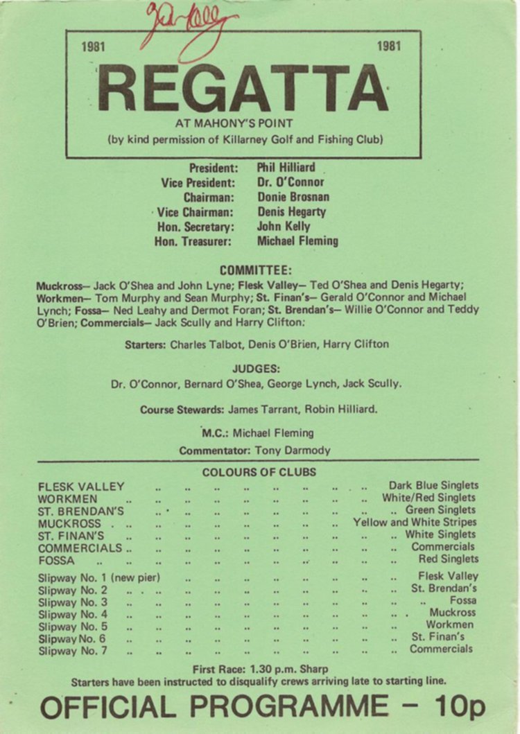 Programme 1981