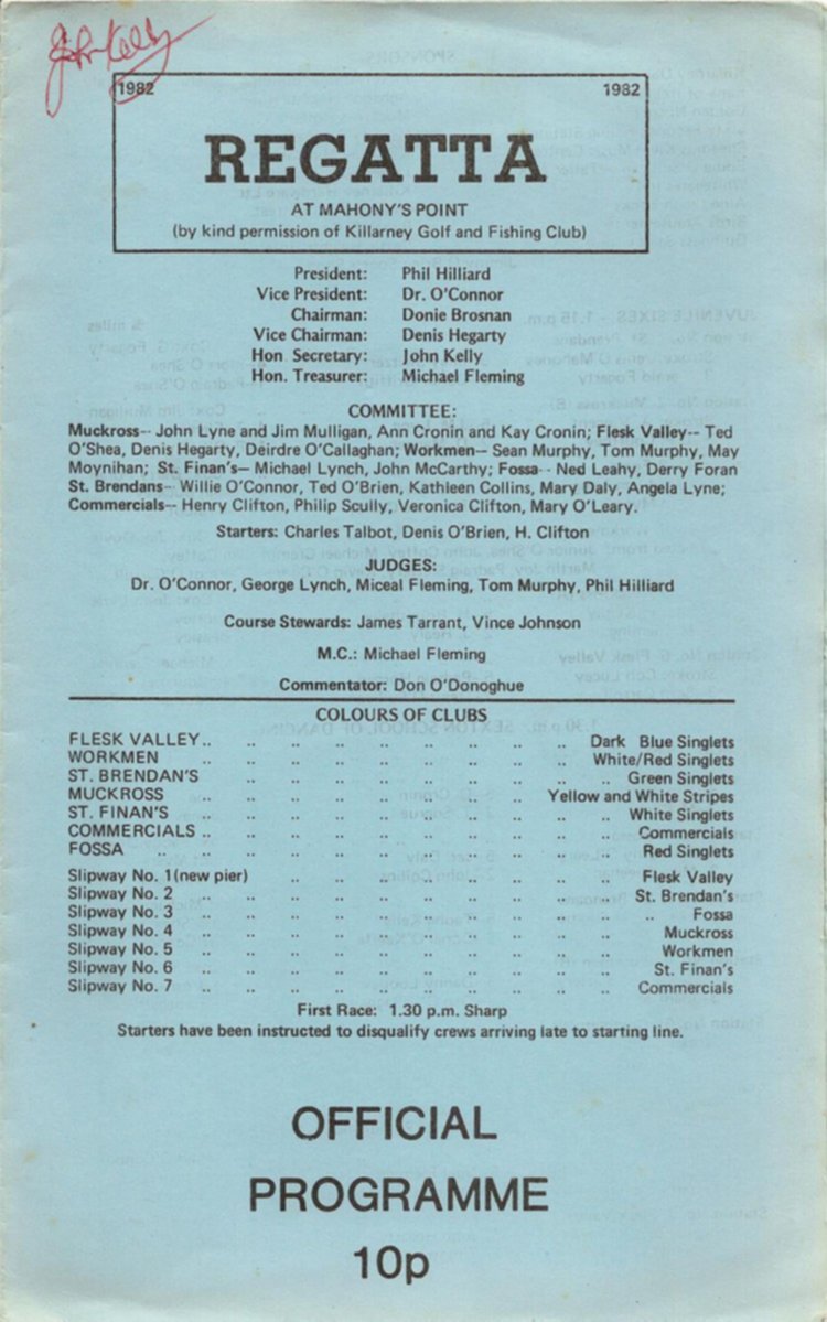 Programme 1982