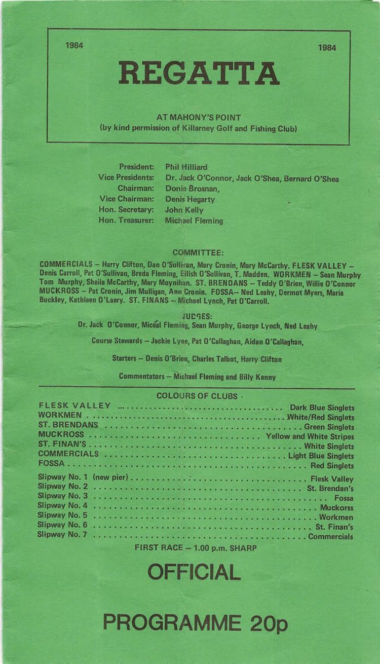 Programme 1984