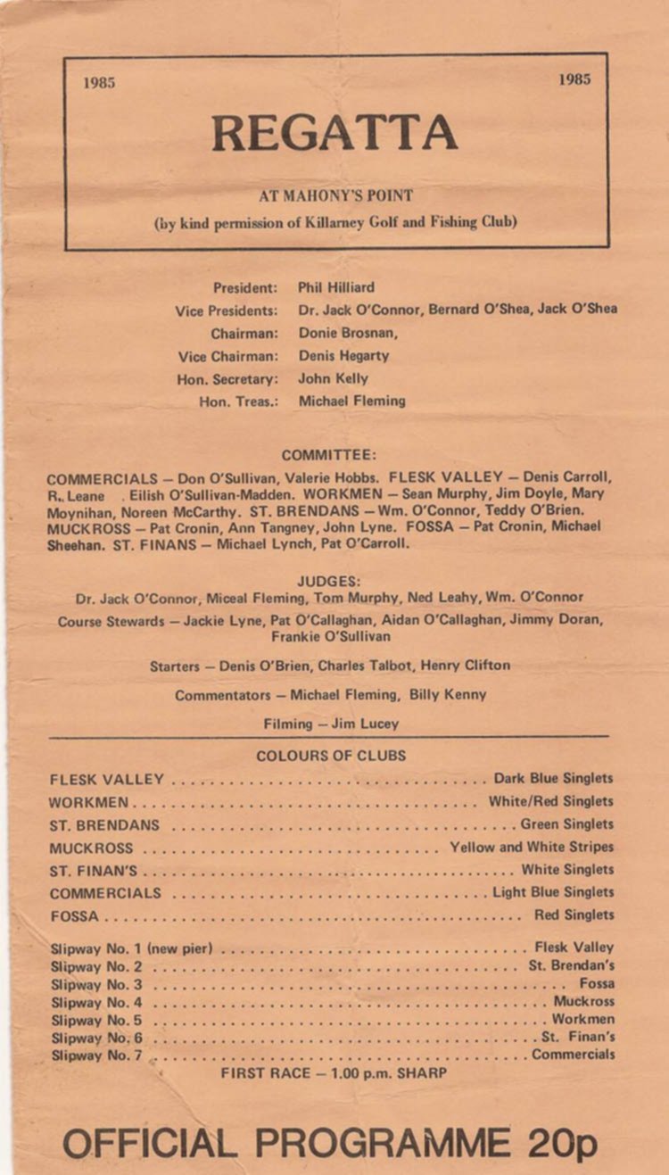 Programme 1985