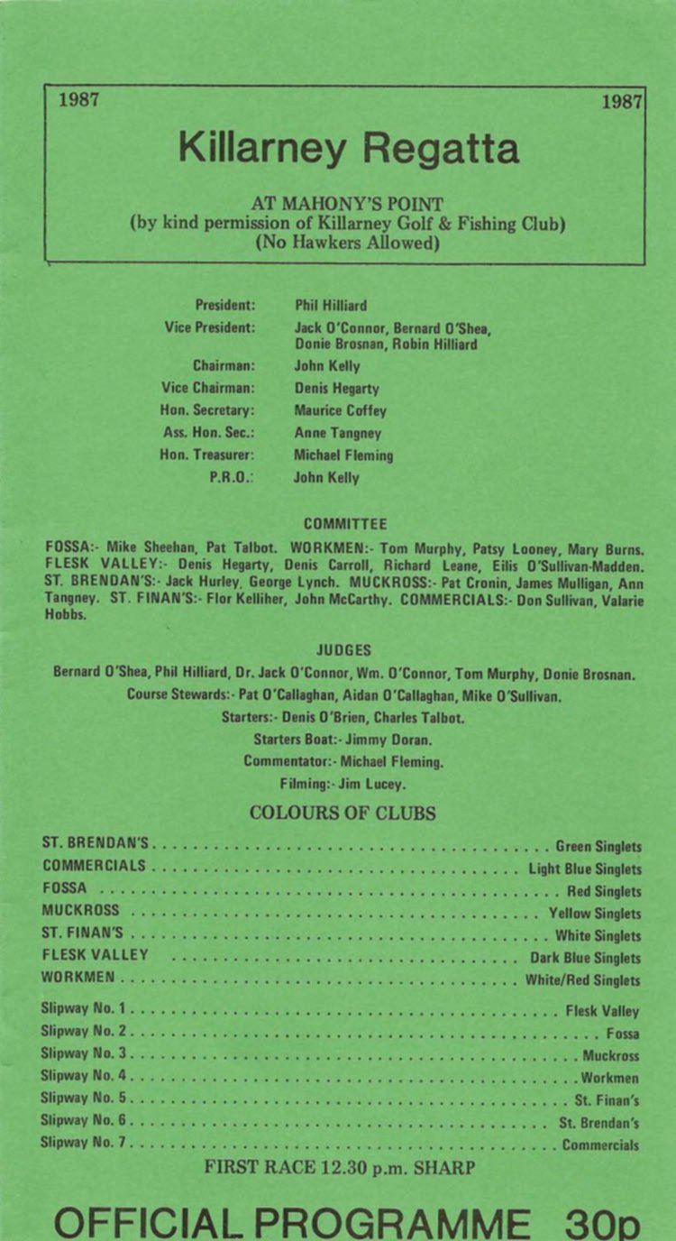Programme 1987