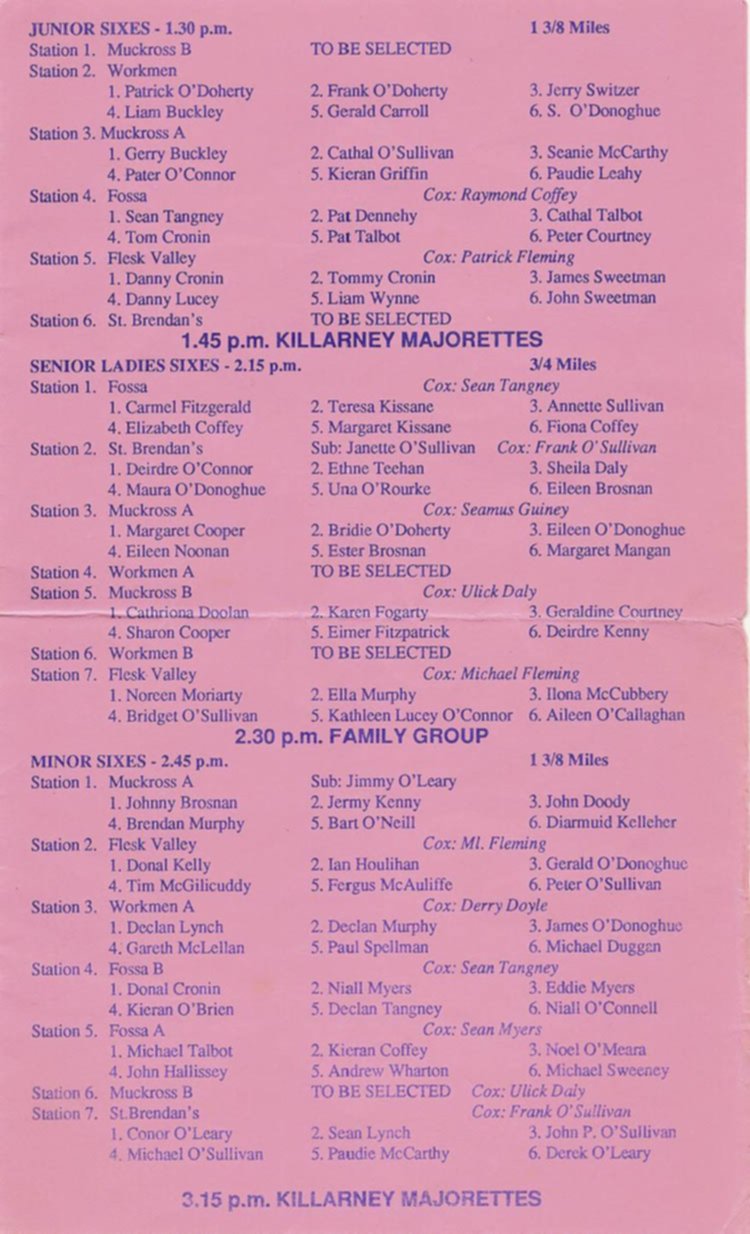 Programme 1989