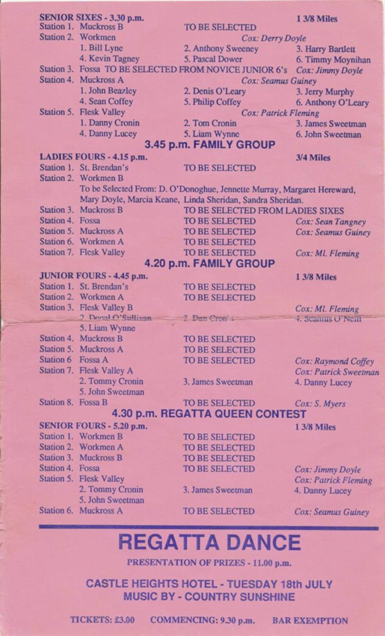 Programme 1989
