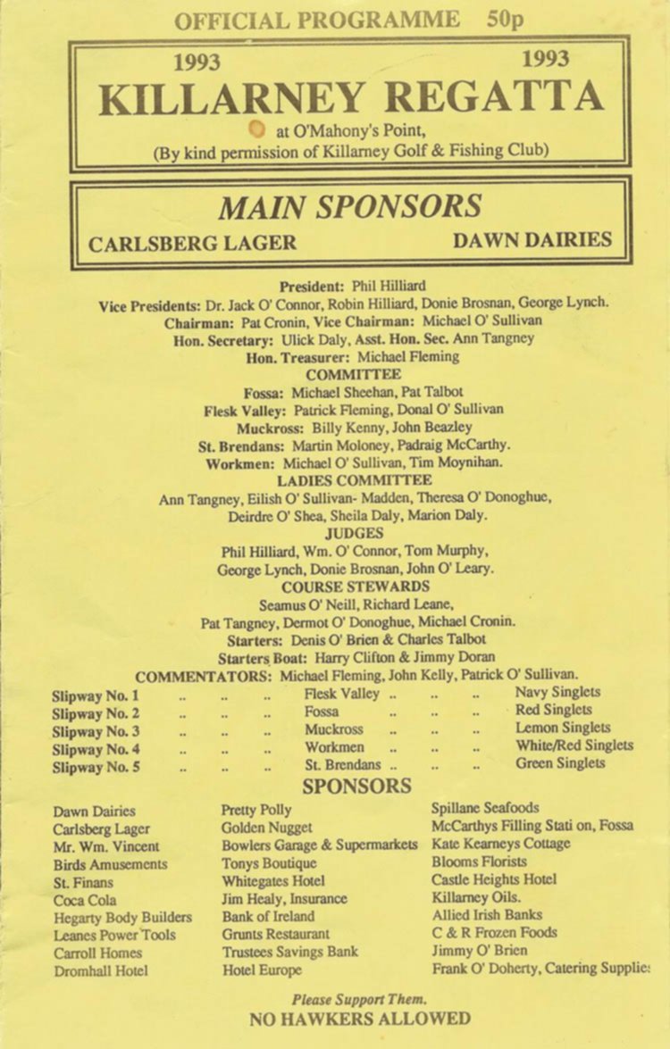 Programme 1993